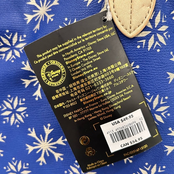 Disney Store Frozen Tote Bag-Rare Find - Picture 6 of 8